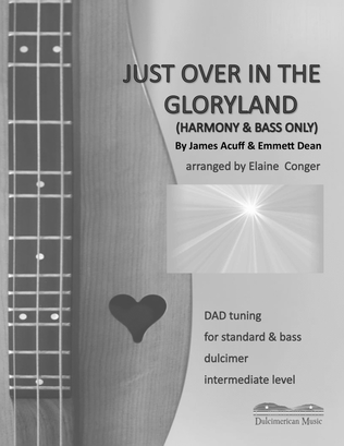 Book cover for Just Over in the Gloryland - HARMONY & BASS PART ONLY