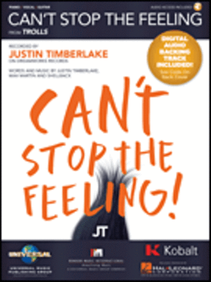 Can't Stop the Feeling Piano, Vocal, Guitar scores gallery preview page 1