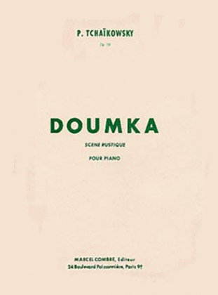 Book cover for Doumka (scene rustique) Op. 59