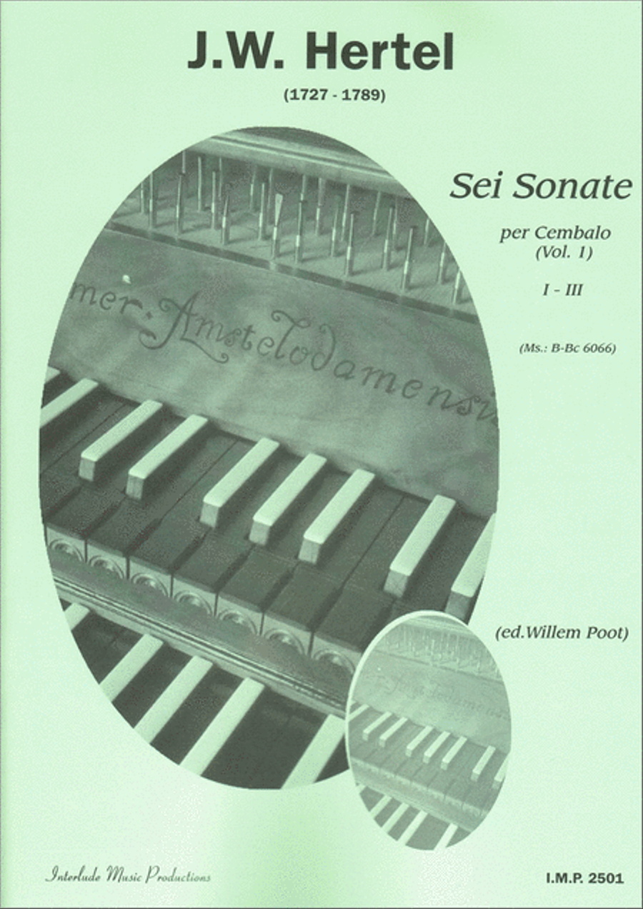 6 Sonaten Vol. 1 (1-3) Cembalo Cembalo scores gallery preview page 1