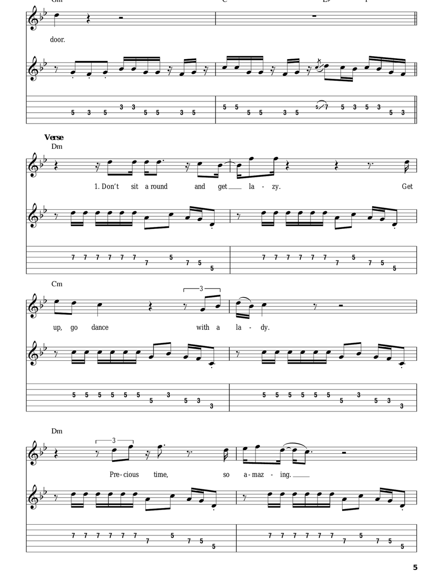 Party Next Door Party Next Door Acoustic Guitar scores gallery preview page 5