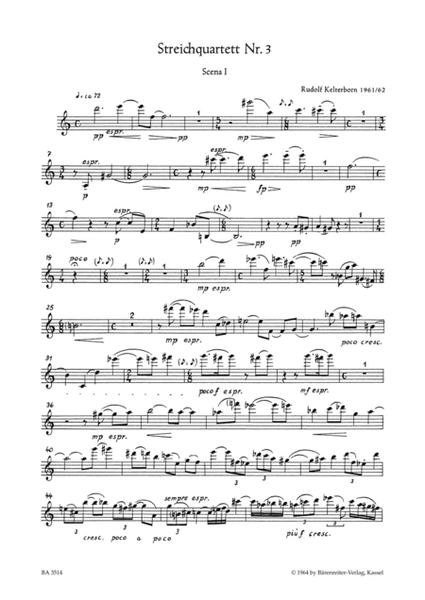 Streichquartett no. 3 (1962)
