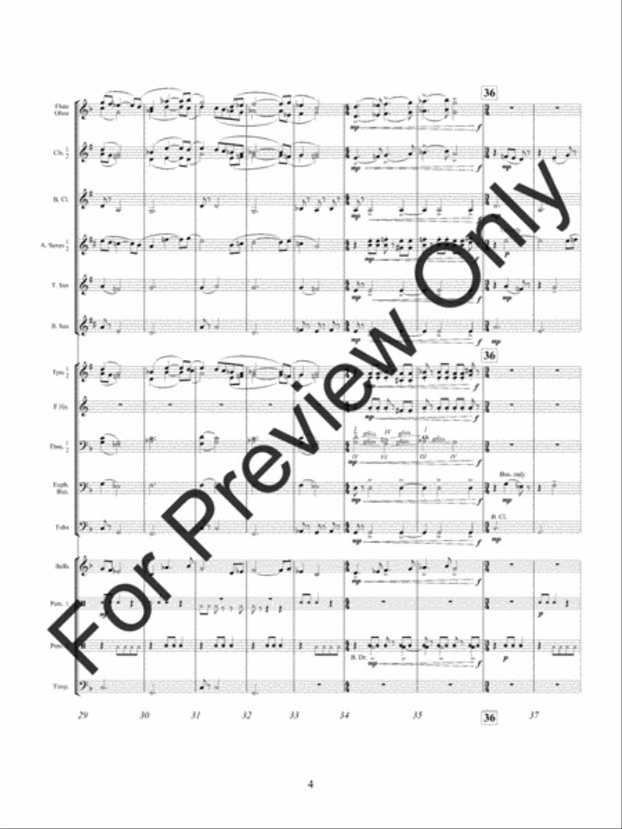 The Fortune Tellers Daughter Concert Band scores gallery preview page 8