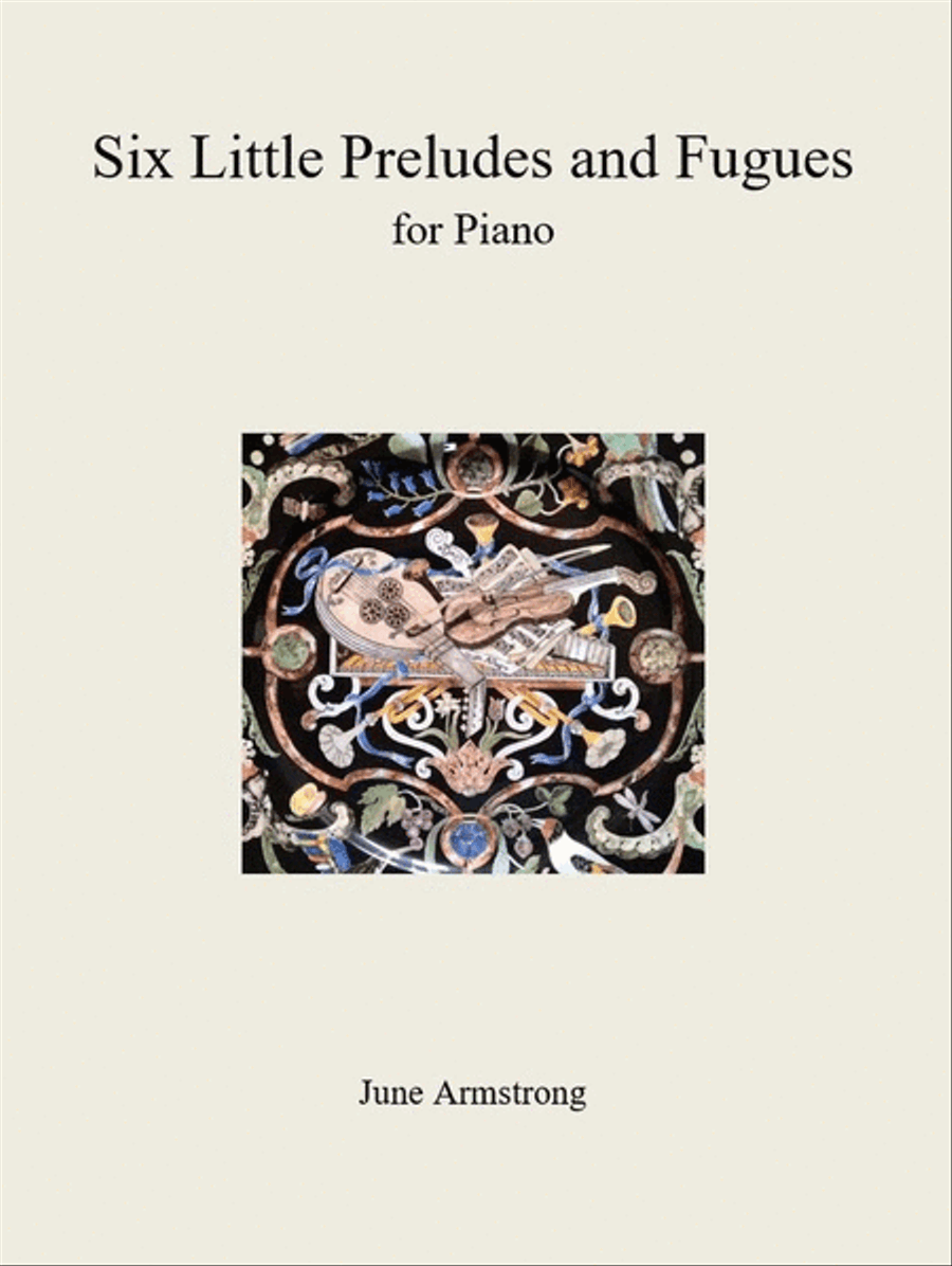 Six Little Preludes and Fugues Piano Solo scores gallery preview page 1