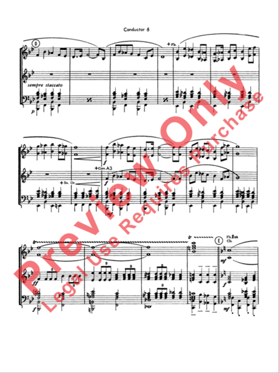 Fanfare, Processional and Recessional Concert Band scores gallery preview page 8