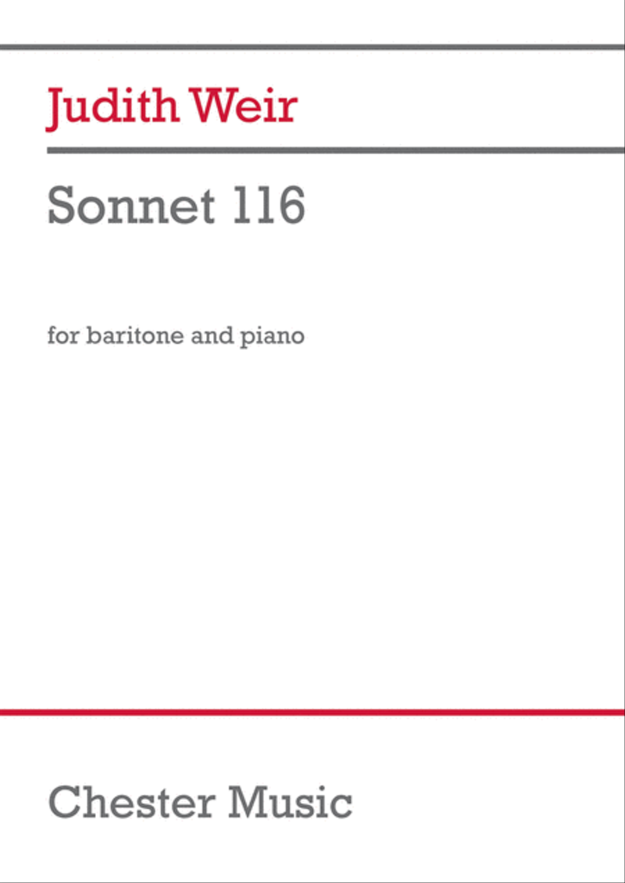 Sonnet 116 Baritone Voice scores gallery preview page 1