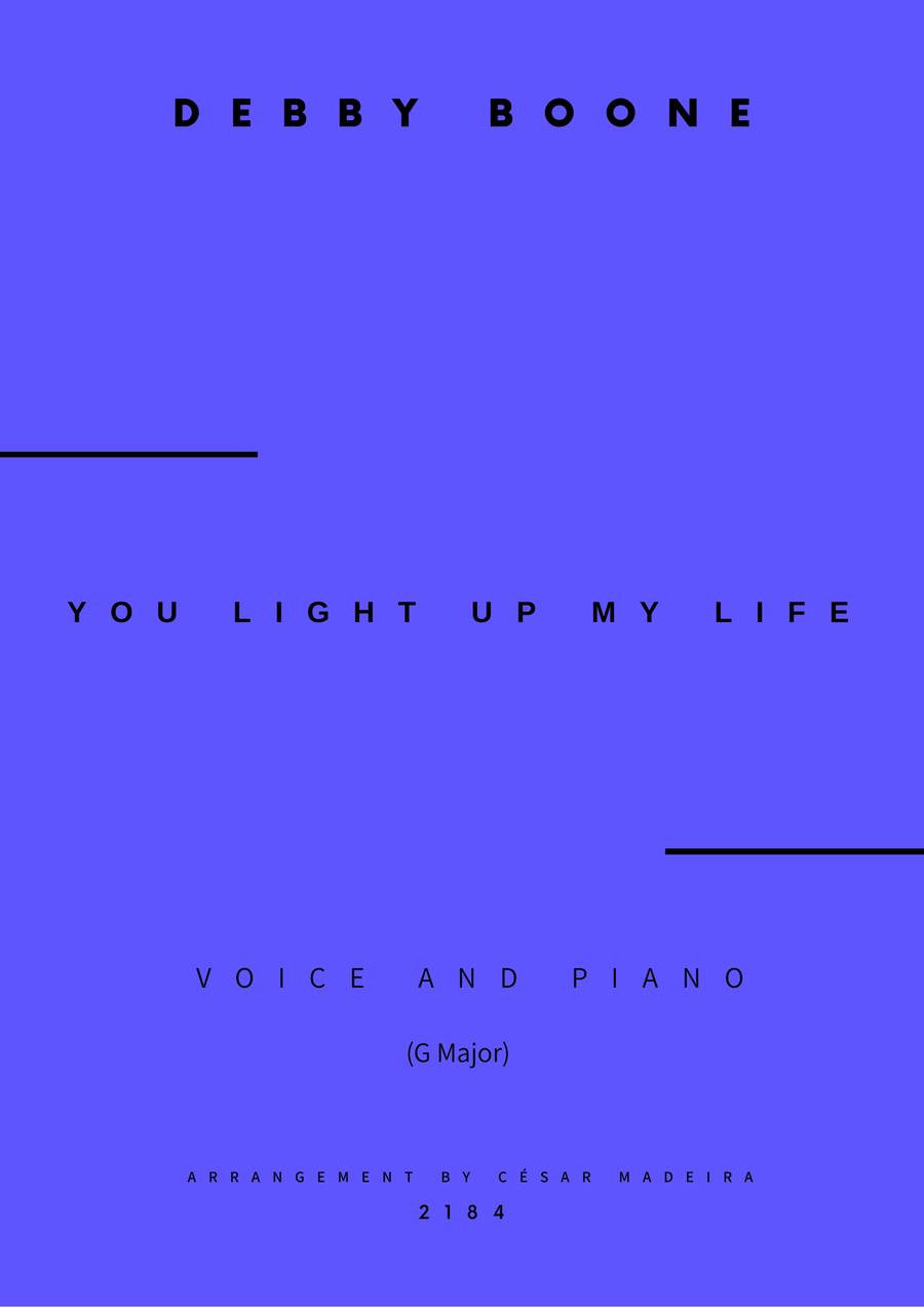 You Light Up My Life You Light Up My Life Piano, Vocal scores gallery preview page 1