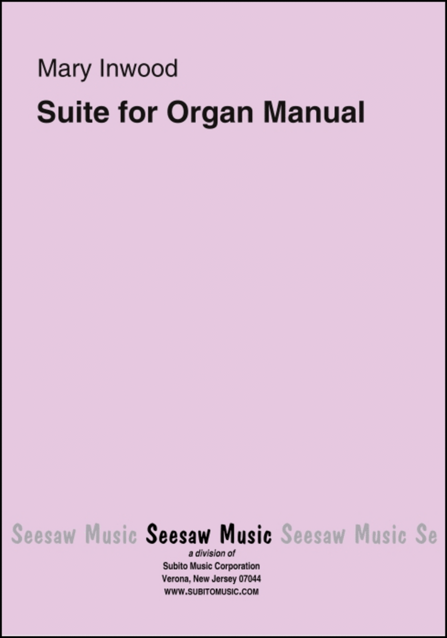 Suite for Organ Manual Organ scores gallery preview page 1