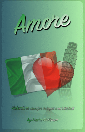 Book cover for Amore, (Italian for Love), Trumpet and Clarinet Duet