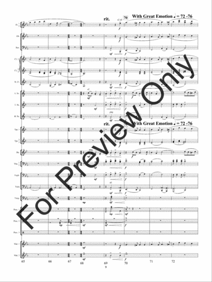 Christmas Bells Are Ringing Concert Band scores gallery preview page 12