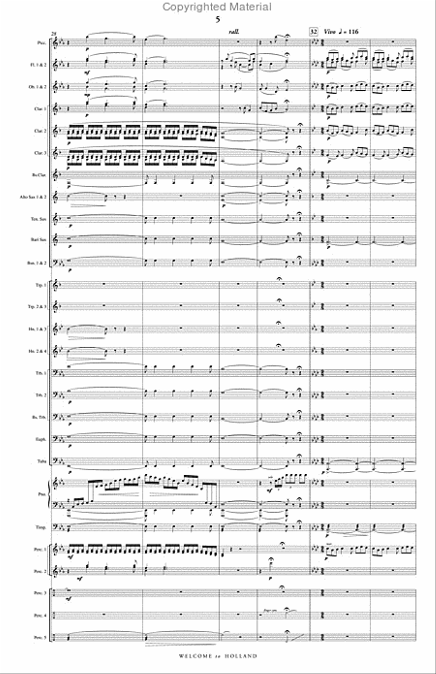 Welcome to Holland Concert Band scores gallery preview page 6