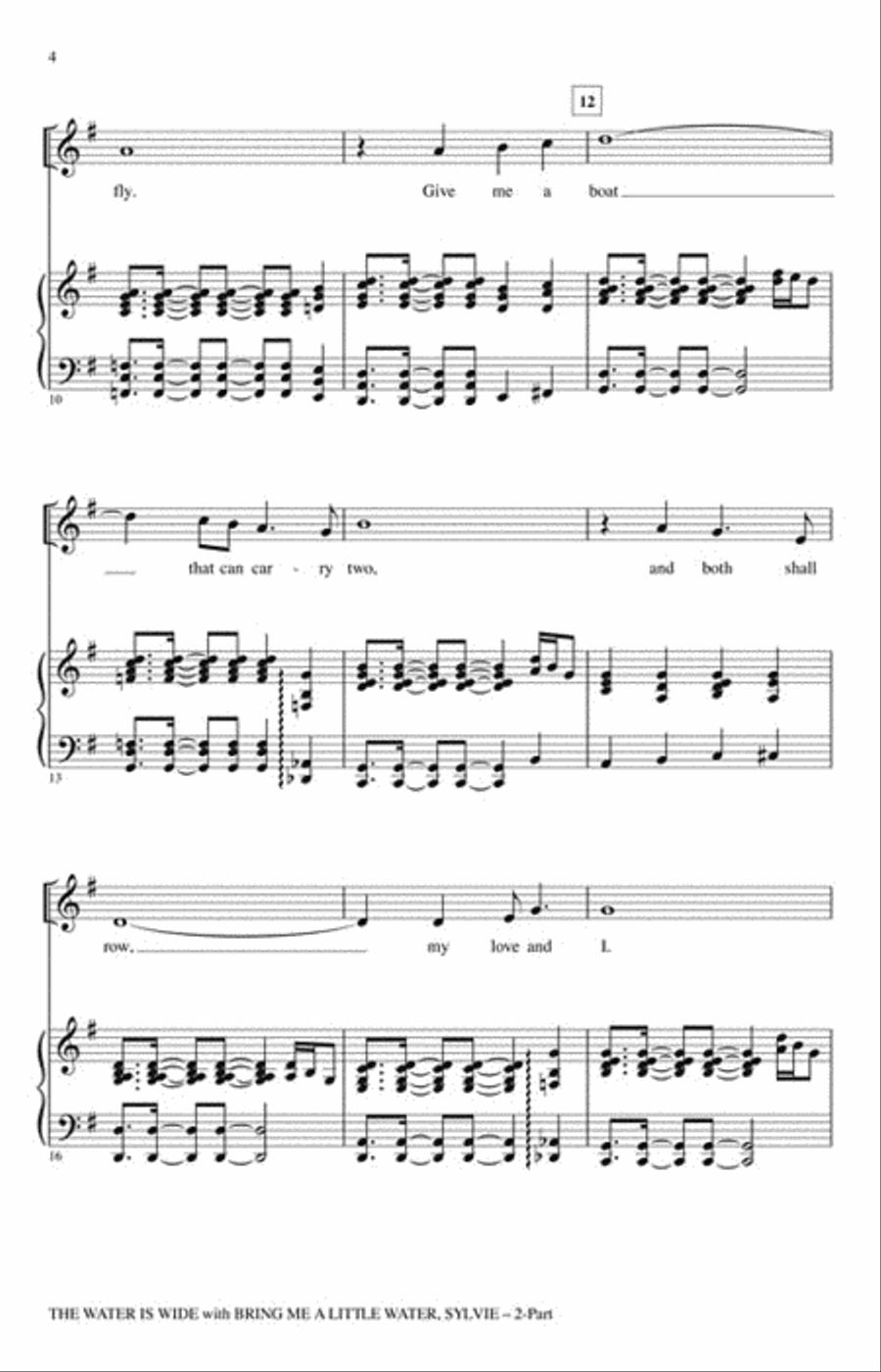 The Water Is Wide The Water Is Wide 2-Part scores gallery preview page 3