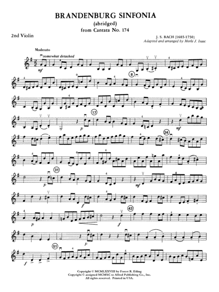 Brandenburg Sinfonia: 2nd Violin