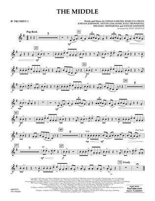 The Middle (arr. Paul Murtha) - Bb Trumpet 1