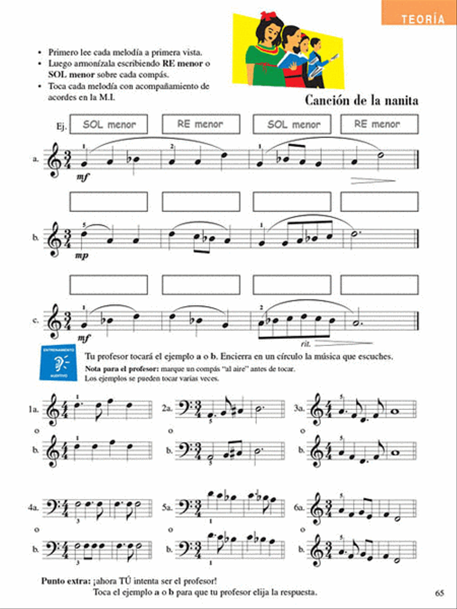 Libro de lecciones y teoria, Nivel 4 Piano Method scores gallery preview page 7