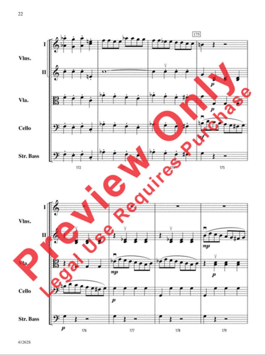 Cosi Fan Tutte String Orchestra scores gallery preview page 23