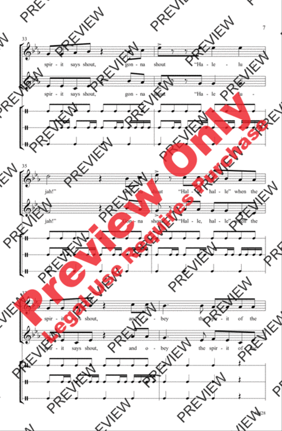 Gonna Sing Gonna Sing 2-Part scores gallery preview page 7