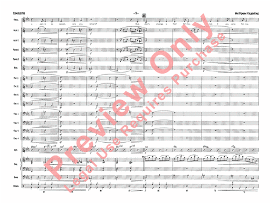 My Funny Valentine Jazz Ensemble scores gallery preview page 12