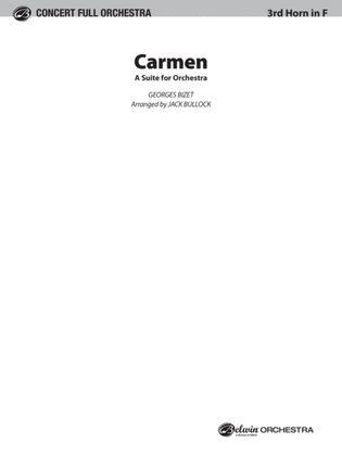 Book cover for Carmen Suite: 3rd F Horn