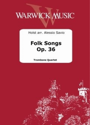 Book cover for Folk Songs Op. 36