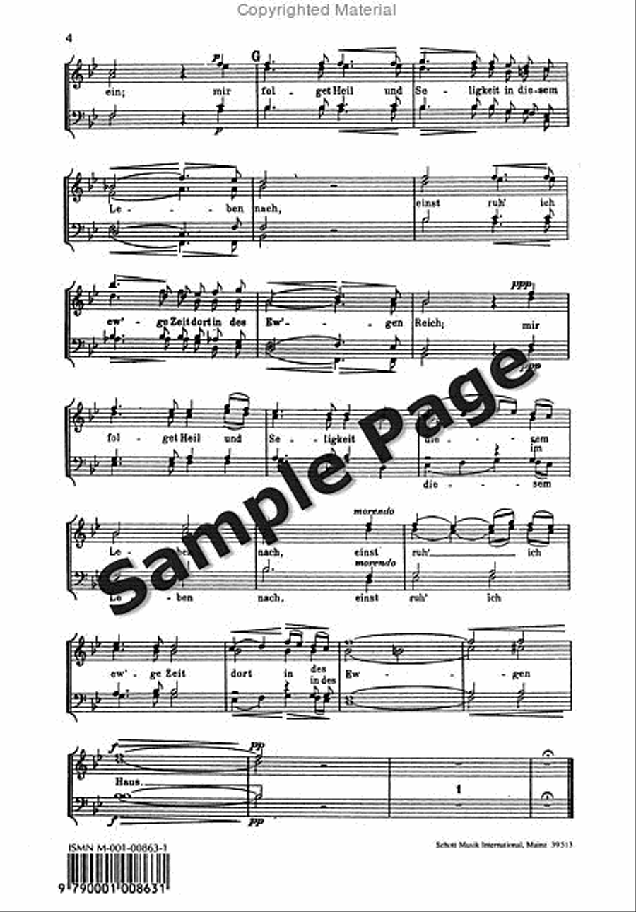 Psalm 23 Op. 132 TTBB scores gallery preview page 5