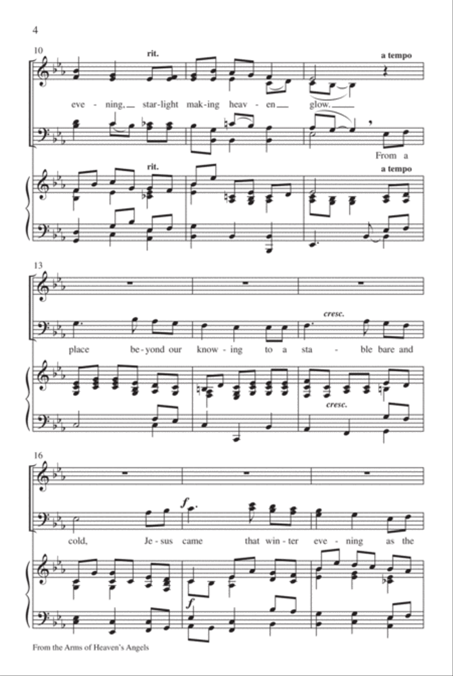 From the Arms of Heaven's Angels From the Arms of Heaven's Angels 4-Part scores gallery preview page 5