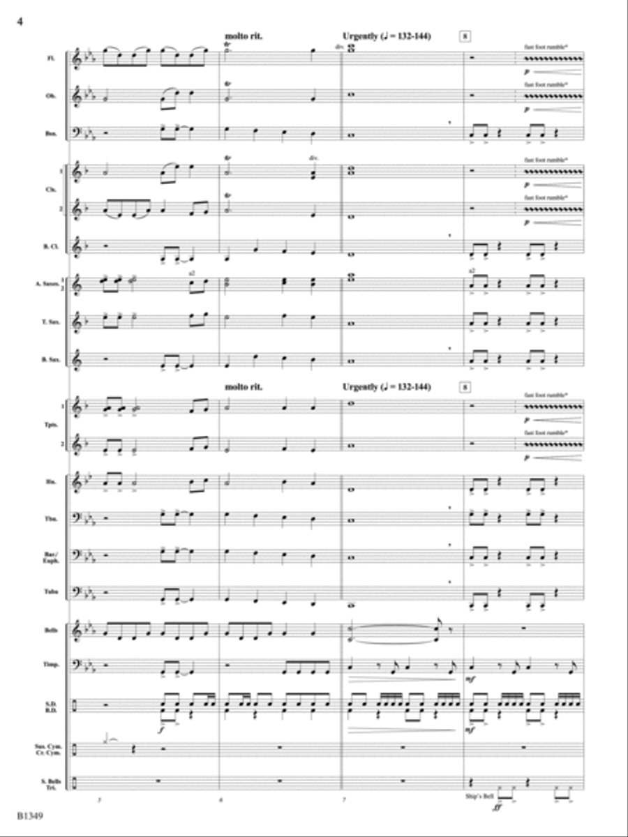 Carpathia: Score Carpathia: Score Concert Band scores gallery preview page 4