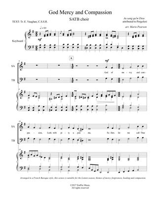 God of Mercy and Compassion SATB