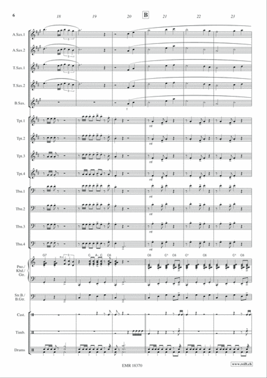 Arabian Nights Big Band scores gallery preview page 7