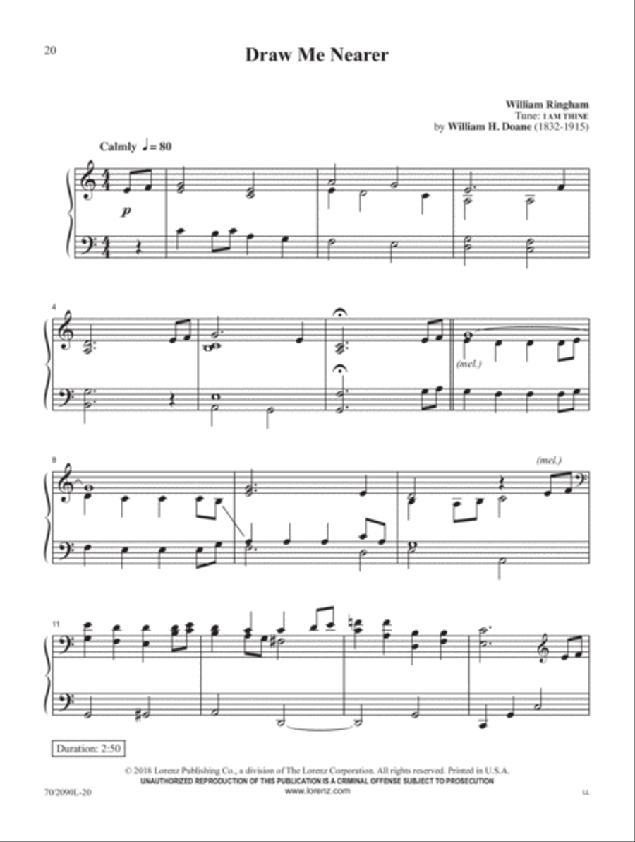 O Day of Peace Piano Solo scores gallery preview page 10