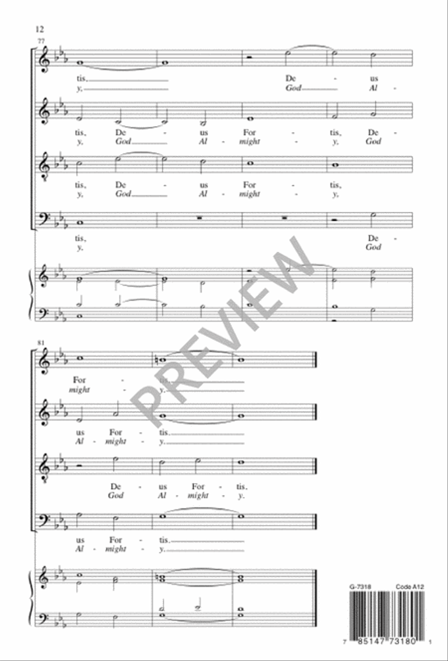 Ecce virgo concipiet Ecce virgo concipiet 4-Part scores gallery preview page 12