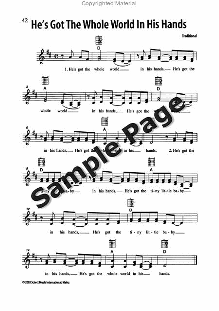 Best of Spirituals & Gospels Acoustic Guitar scores gallery preview page 43