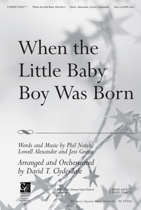 When The Little Baby Boy Was Born - CD ChoralTrax