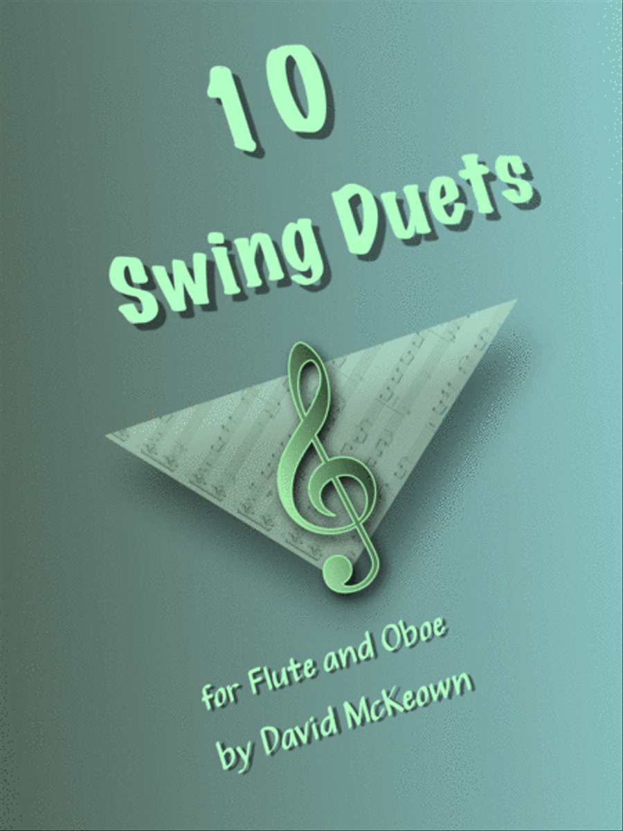 10 Swing Duets for Flute and Oboe Woodwind Duet scores gallery preview page 1