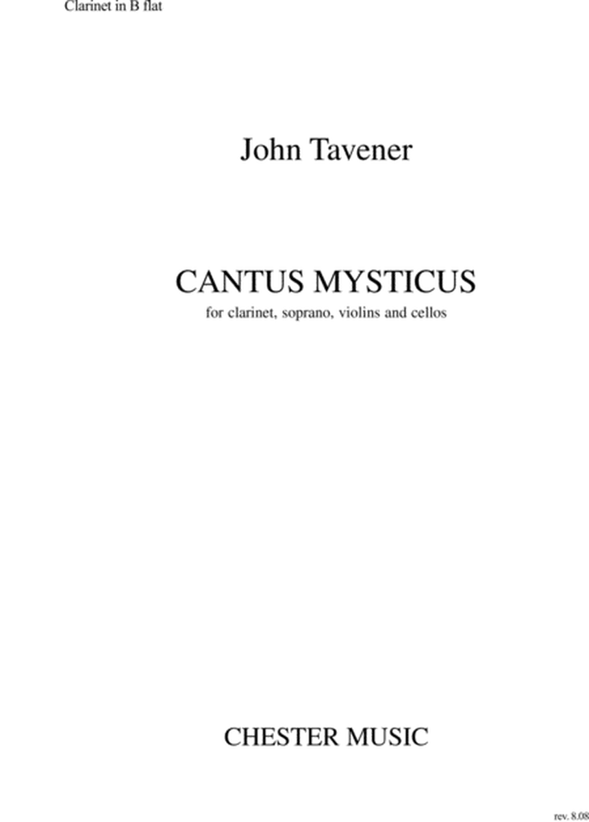 Cantus Mysticus (Clarinet Part)