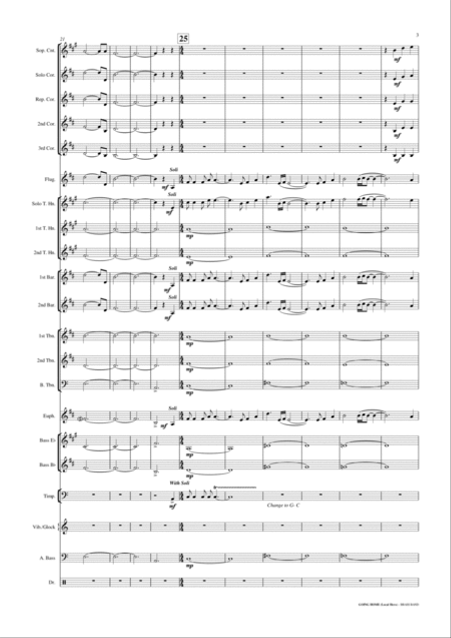 Going Home Brass Ensemble scores gallery preview page 4