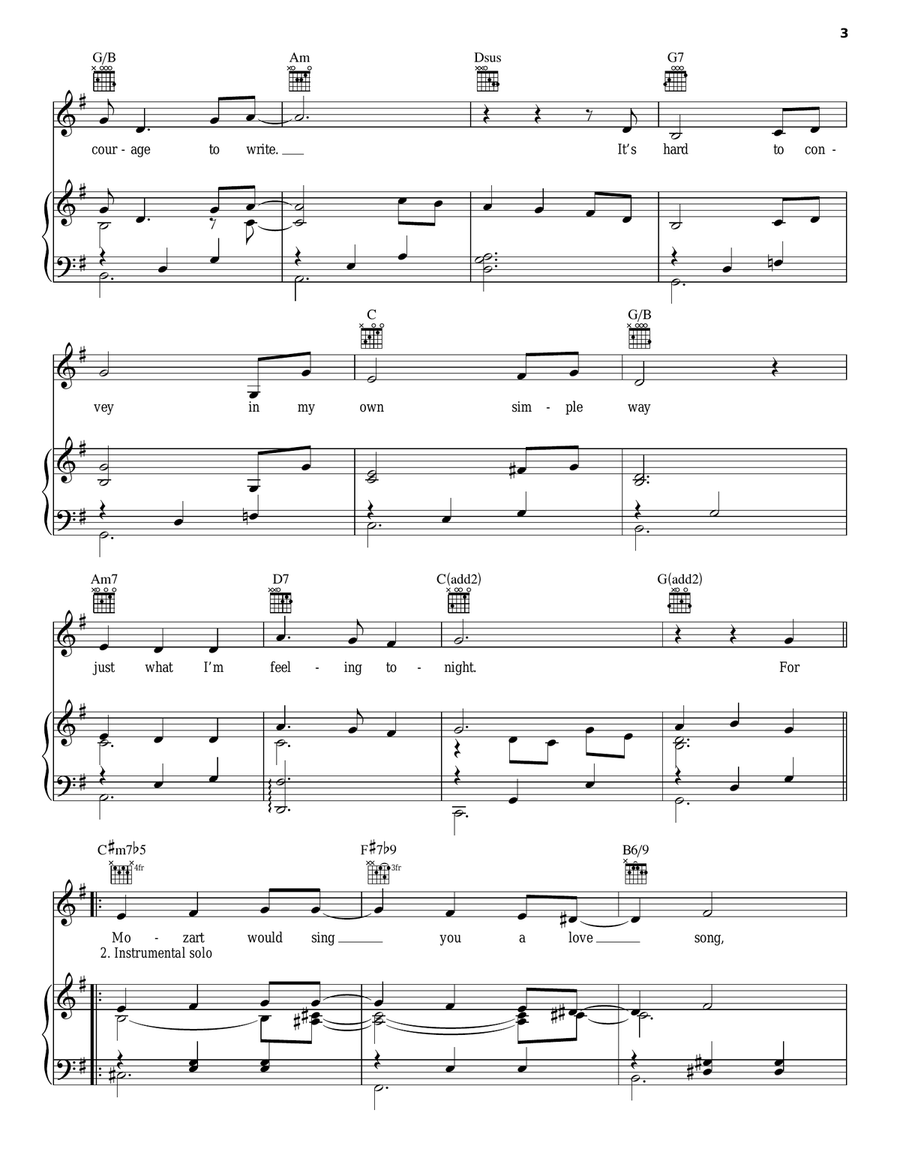 Da Vinci's Eyes Da Vinci's Eyes Piano, Vocal, Guitar scores gallery preview page 3
