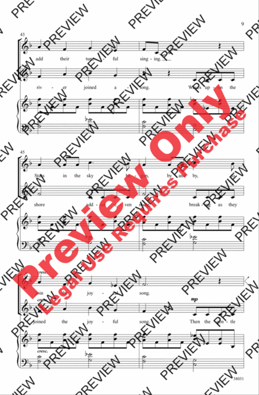 Everyone Sang Women's Choir scores gallery preview page 9