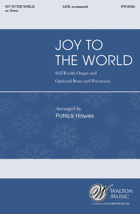 Book cover for Joy to the World (Vocal Score)