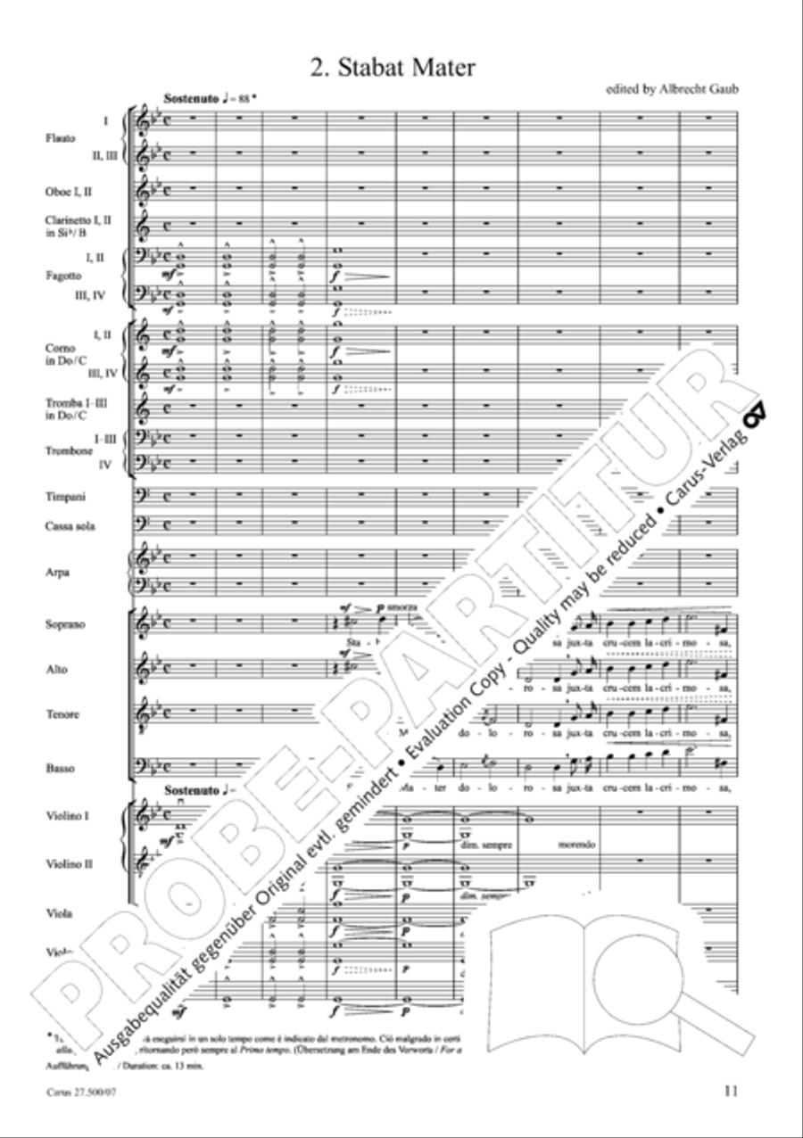 Quattro pezzi sacri Orchestra scores gallery preview page 12