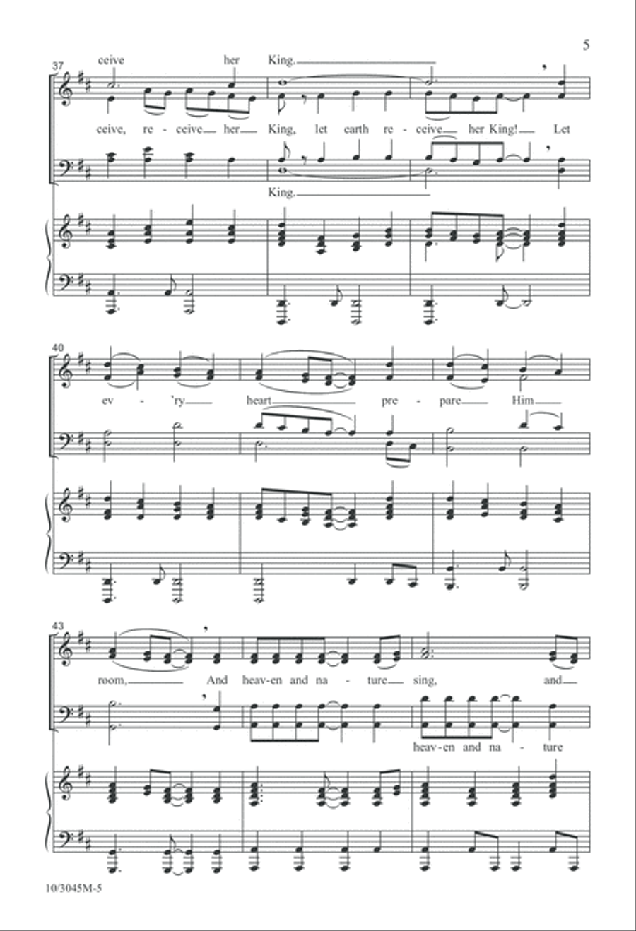 Sing Joy to the World Sing Joy to the World 4-Part scores gallery preview page 5