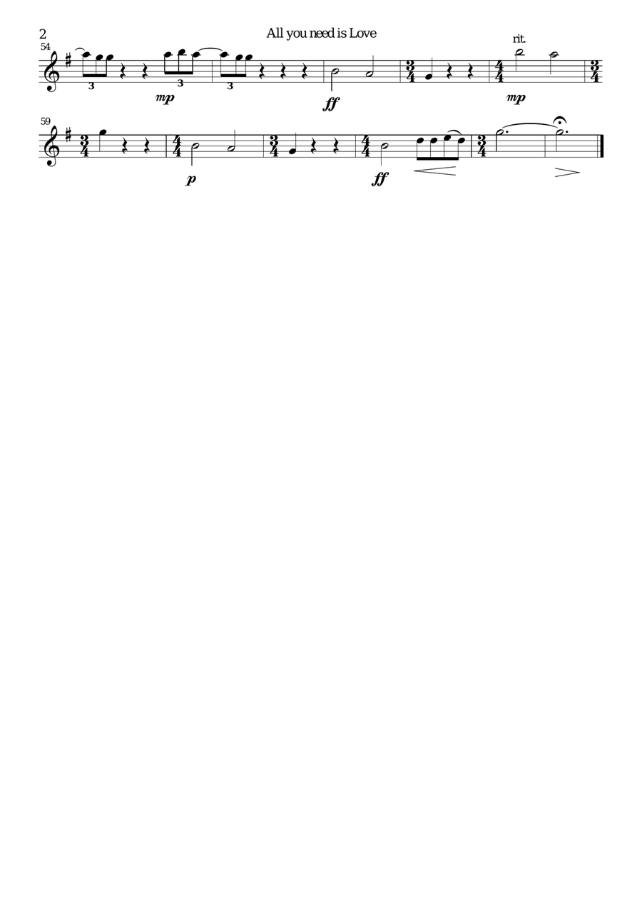 All You Need Is Love Woodwind Trio scores gallery preview page 5