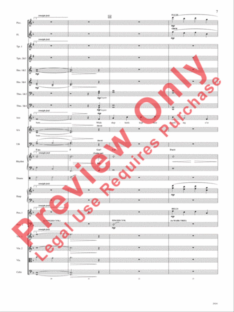 Go, Tell It on the Mountain Choir scores gallery preview page 7