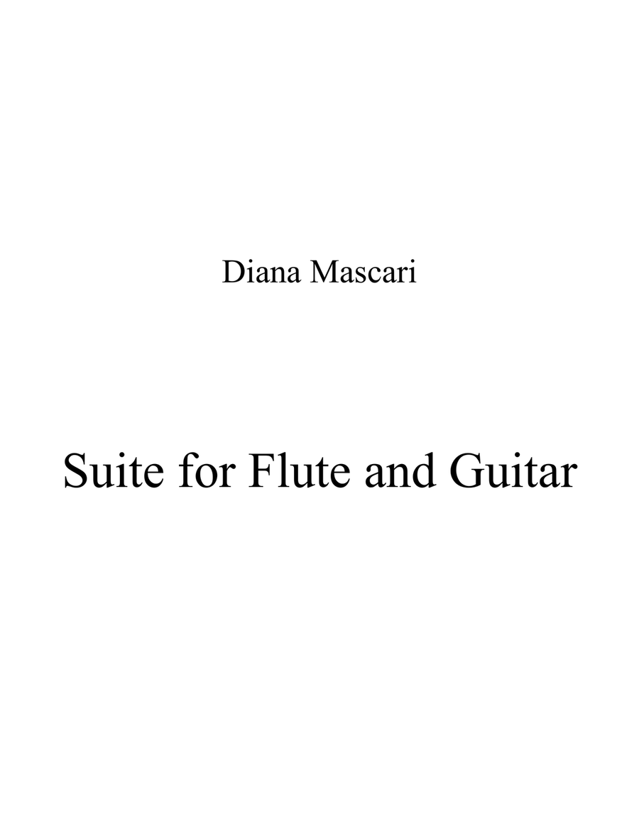 Suite for Flute and Guitar Chamber Music scores gallery preview page 1