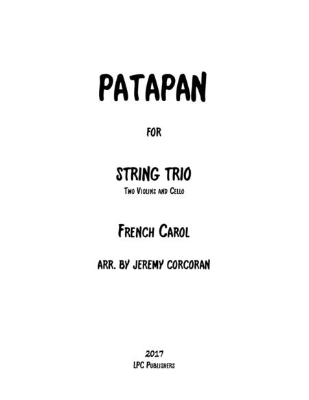 Patapan for String Trio image number null