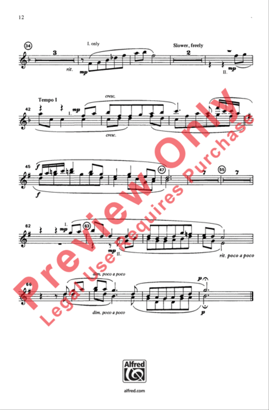 O the Deep Love of Jesus O the Deep Love of Jesus 4-Part scores gallery preview page 12