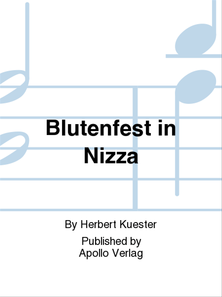 Blütenfest in Nizza Orchestra scores gallery preview page 1