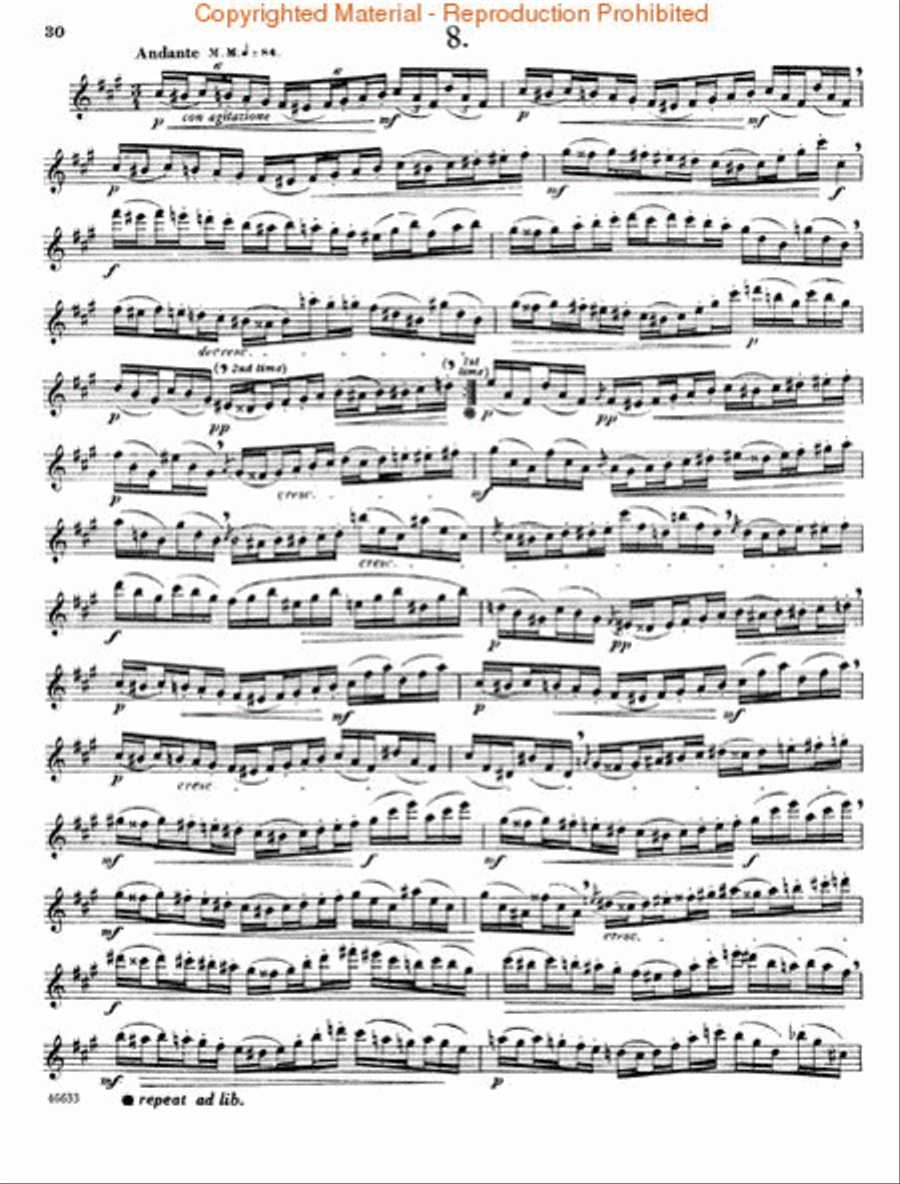 24 Etudes, Op. 15 24 Etudes, Op. 15 Flute Solo scores gallery preview page 3