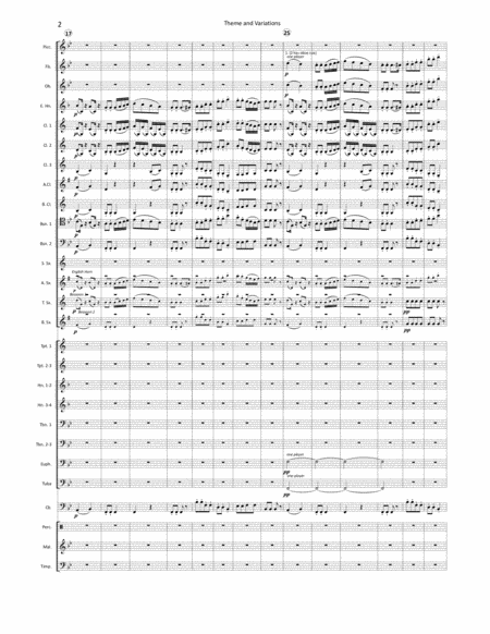 Theme and Variations (Andante) from Symphony No. 94 ("Surprise") image number null