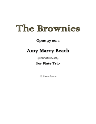 Book cover for Amy Beach - The Brownies set for flute trio